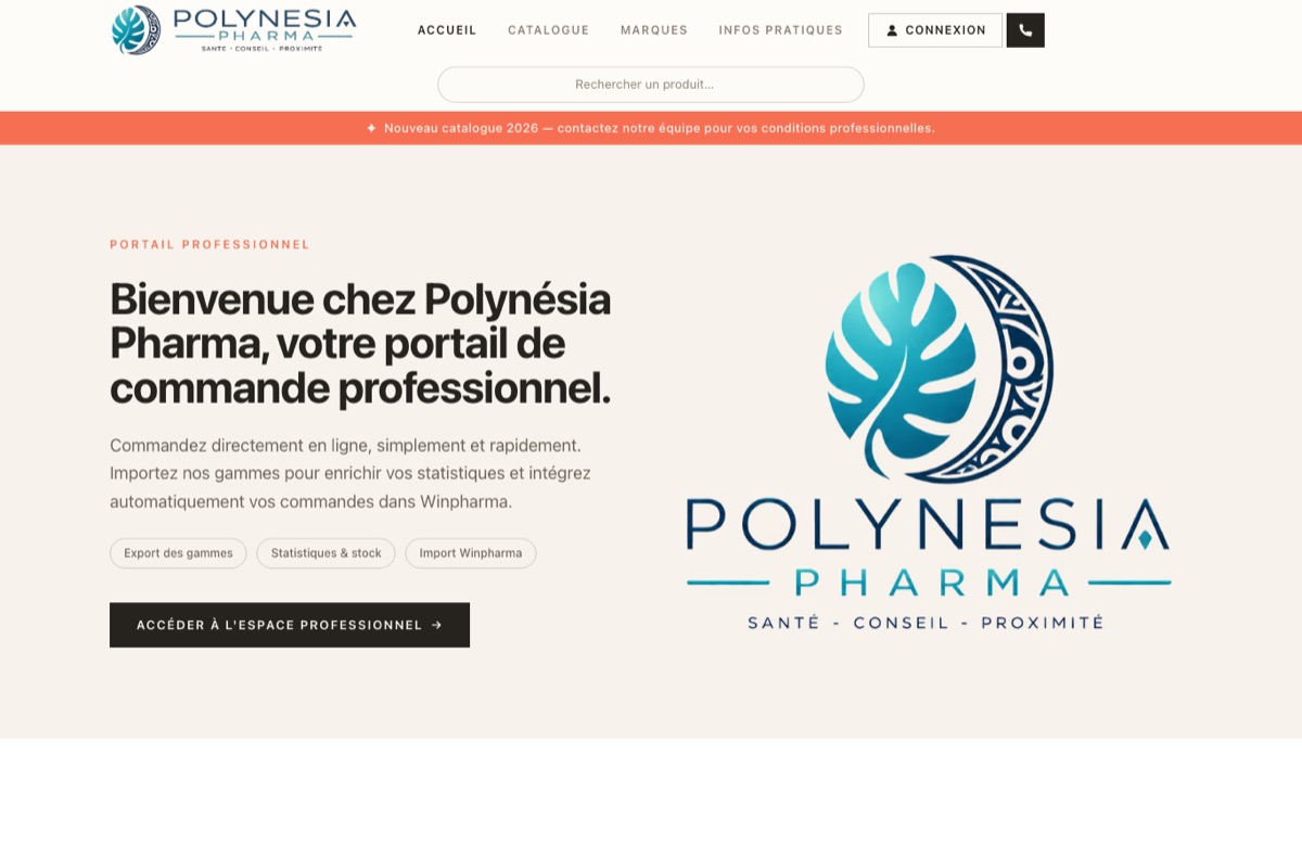 Aperçu de Polynésia Pharma