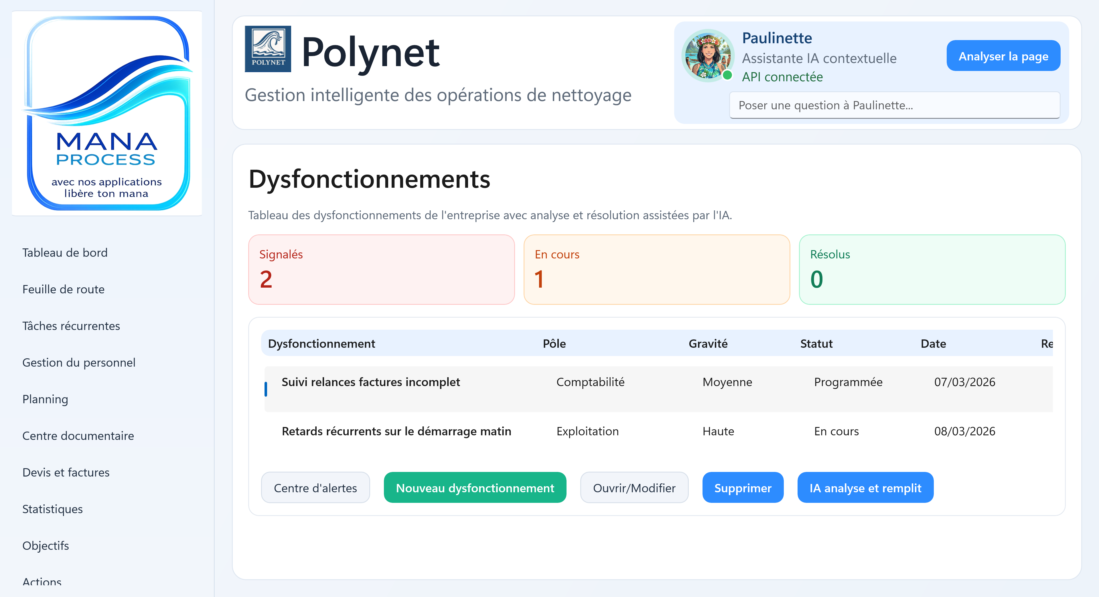 Capture programme 9 ManaProcess
